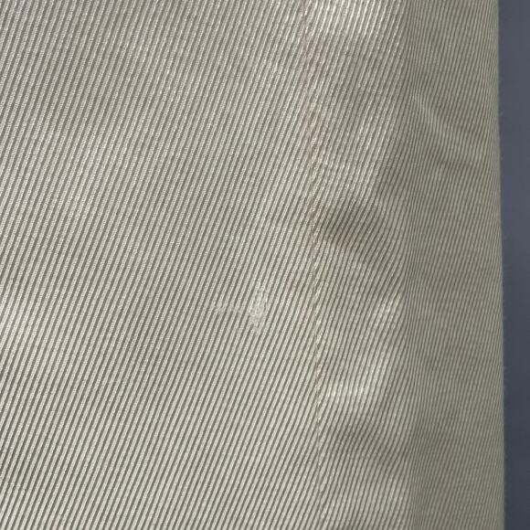 DOLCE & GABBANA Size 6 White Cotton Blend Twill Flat Front Straight Casual Pants - Picture 6 of 7